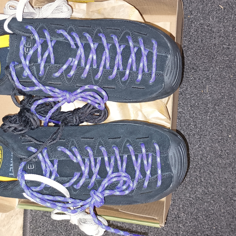 Keen Black and Purple Climbing Shoes